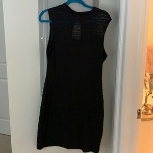 Guess Black lace dress